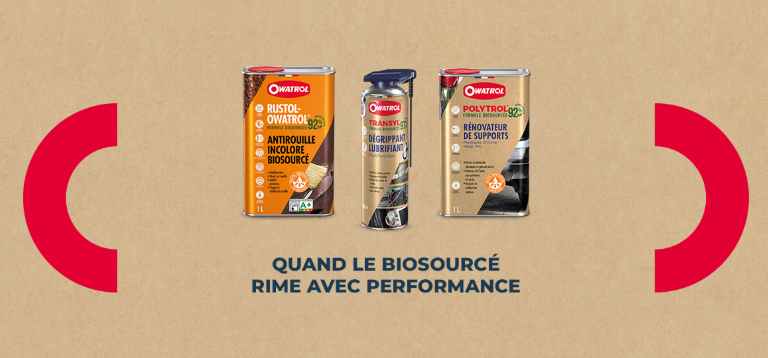 Header Image Gamme Biosourcé Owatrol®