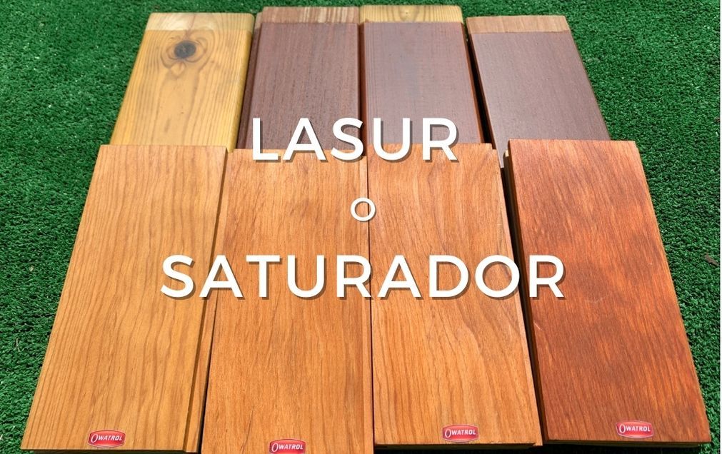 Diferencia entre Lasur y Saturador