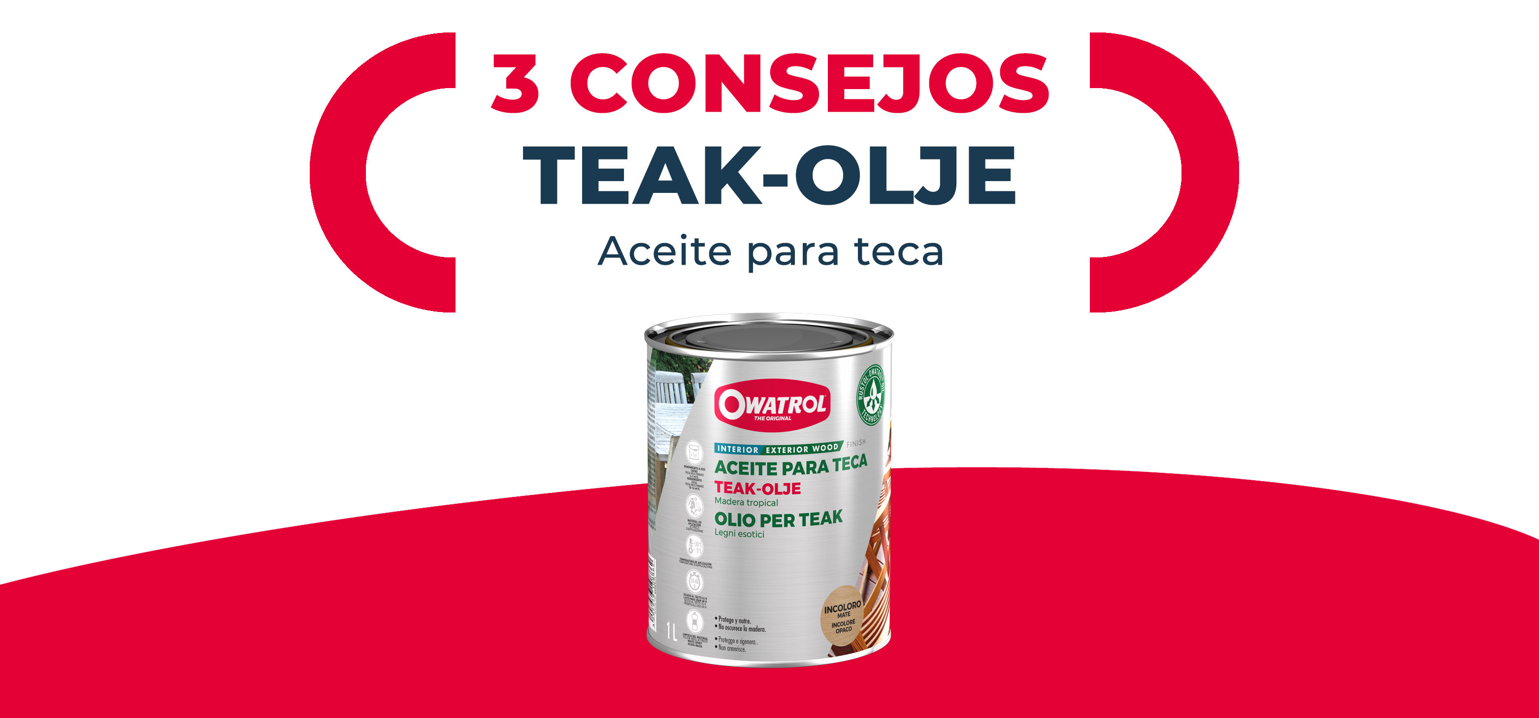 Los 3 consejos de expertos del TEAK OLJE